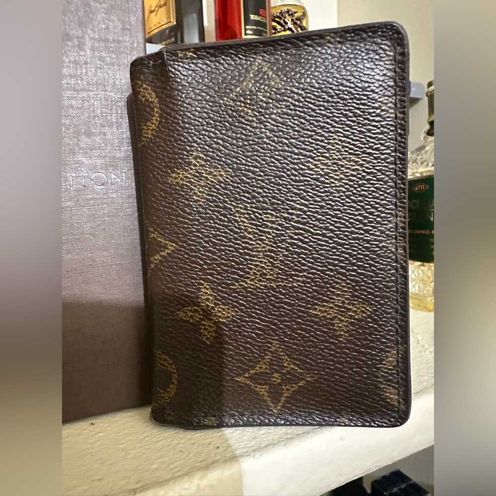 Louis Vuitton Brown Monogram Pocket Organizer Wallet